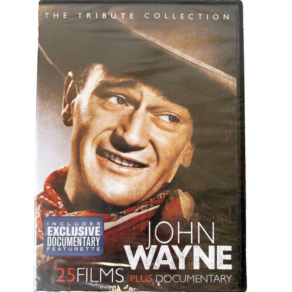 John Wayne The Tribute Collection 25 Films Plus Documentary DVD NEW Sealed